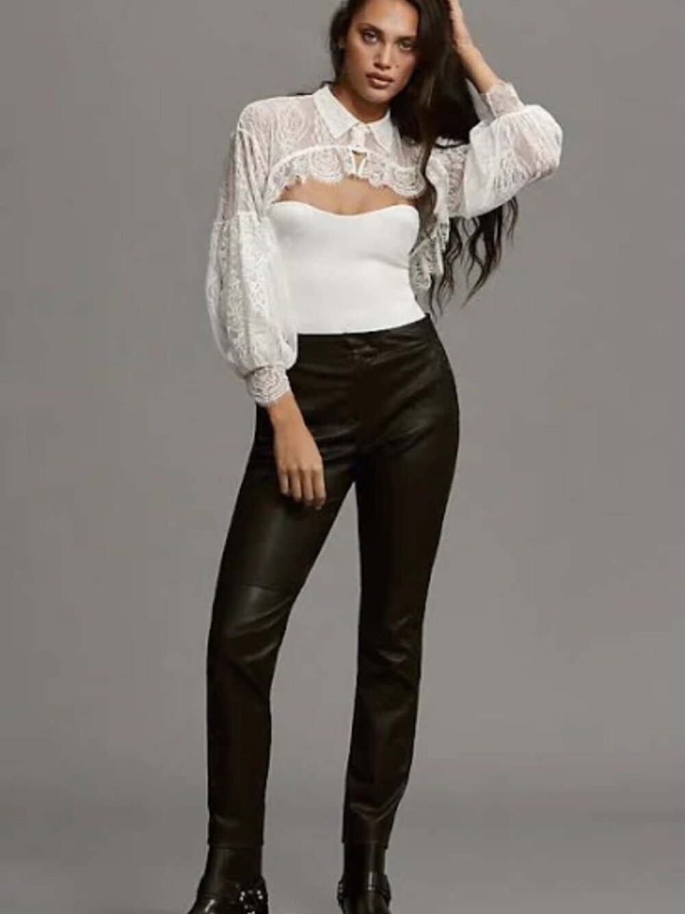 Scotch & Soda Leather Biker Pants NWT, Size M